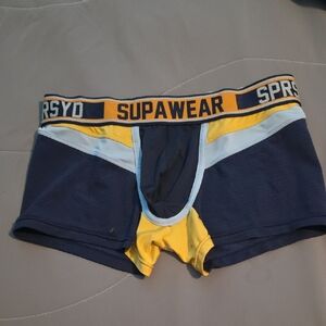 Men's Boxer Briefs - Blue and Yellow